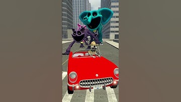 🚗 Chasing the Zookeeper Zoonomaly \ Catnap Bubba Bubbaphant Boss Poppy Playtime in Big City in Gmod