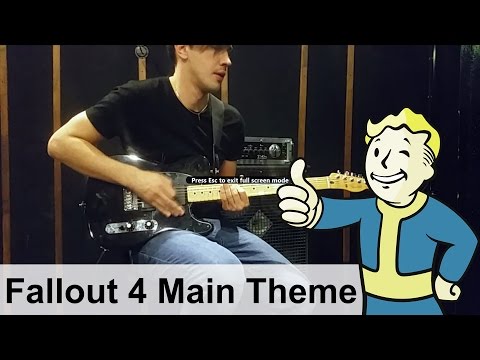 Fallout 4 OST Main Theme with Guitar (Inon Zur) Cover Playthrough