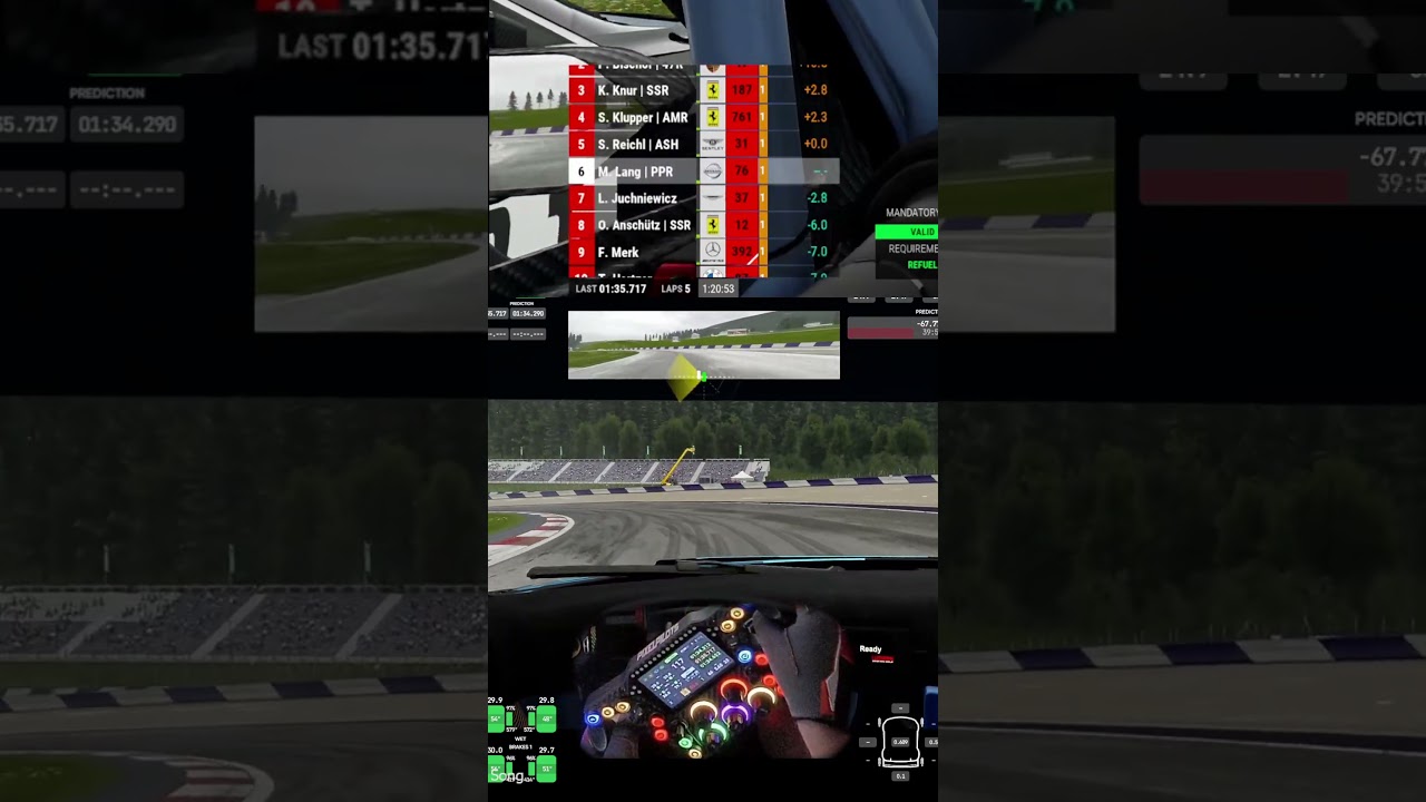 nice fight with Frankenlump - ACC Redbull | SSR Multiclass 90min | community Race