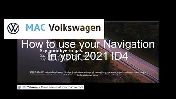 How to Use Your Navigation In Your 2021 Volkswagen ID4
