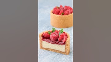 Mini-cheesecakejes met frambozen en pittige coulis: een absolute aanrader nu het nog zomer is!