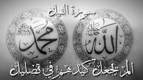 سورة الفيل بصوت الشيخ أحمد العجمي