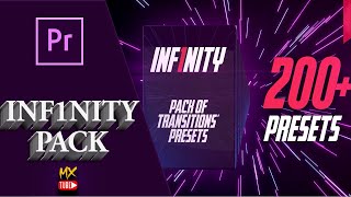 بريست إنتقالات رائعة 2020 للادوبي بريمير | Inf1nity Transition Pack 200 Presets Premiere | Free 100%