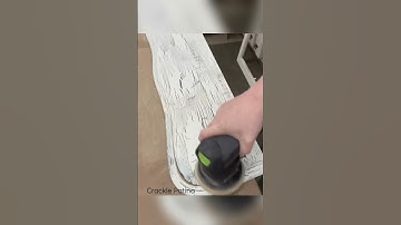 Amazing Glue Crackle Patina Paint Effect