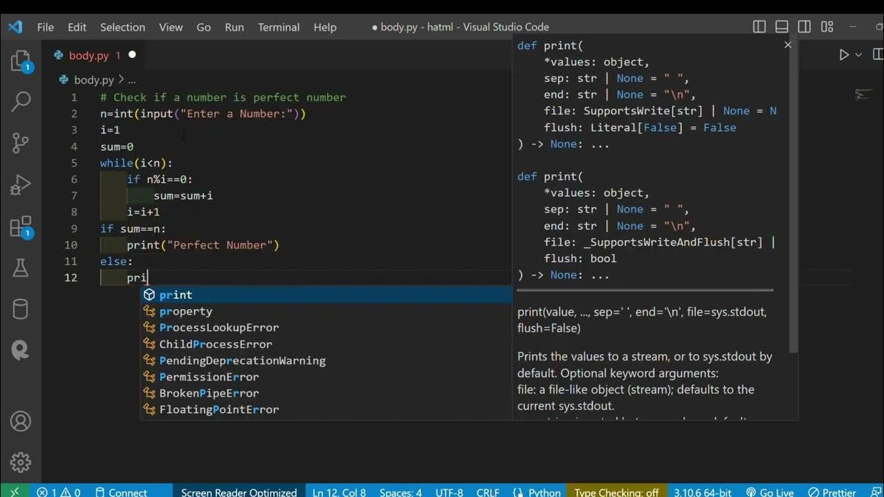 Check If A Number Is Perfect Number In Python YouTube check-if-a-number-is-perfect-number-in-python-youtube