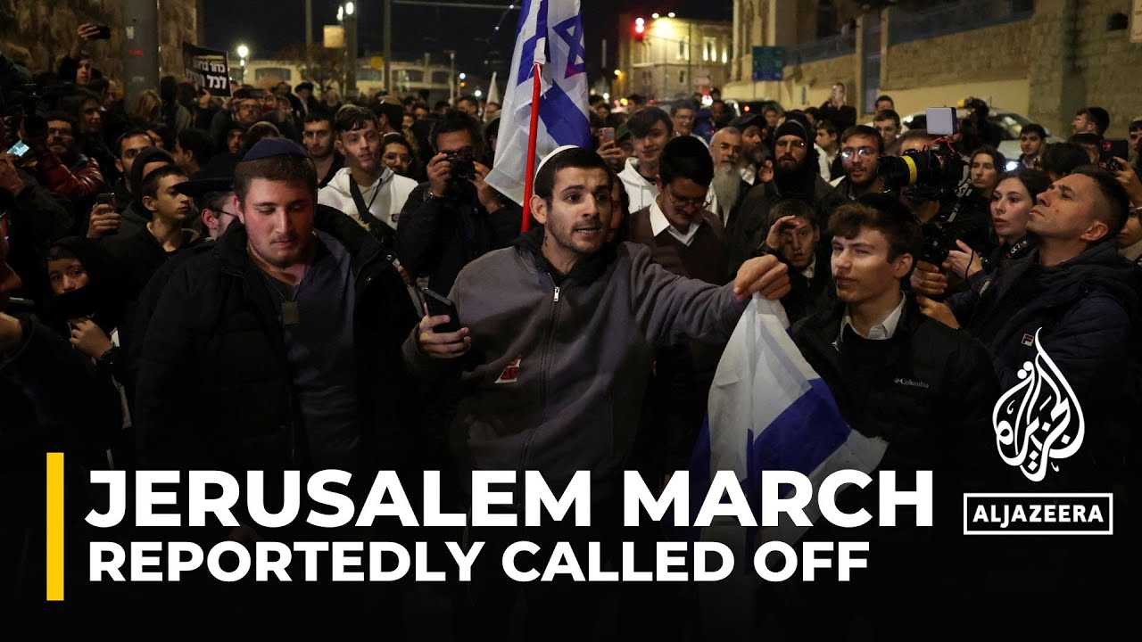 يبدو أن مسيرة اليمين المتطرف في القدس قد ألغيت