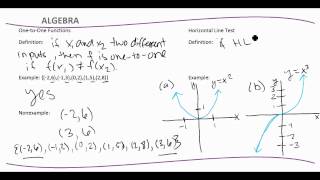 4 1 One to One Functions and Horizontal Line Test