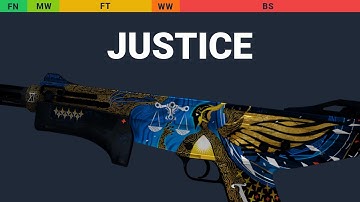 MAG-7 Justice - Skin Float And Wear Preview