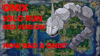 Can You Beat Pokemon Red/Blue with Just Onix?