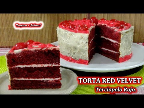 Video: Pastel De Terciopelo Rojo