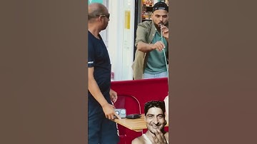 Long straw drinking stranger shake😁 #funny #shorts #comedy