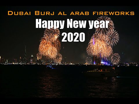 #Dubai welcomed New Year 2020 with spectacular fire works #Burj Al Arab #ദുബായ് ന്യൂ ഇയർ