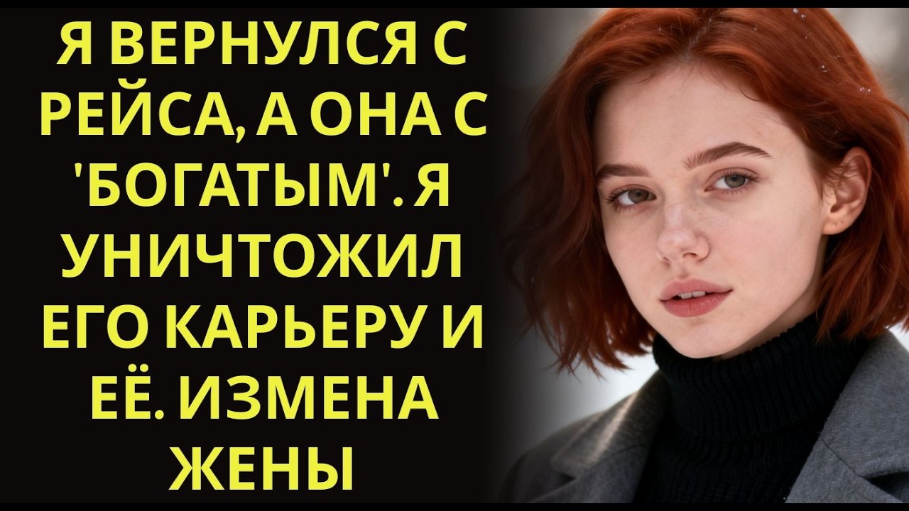 Я вернулся с рейса, а она с 'богатым'  Я УНИЧТОЖИЛ его карьеру и её  Измена жены