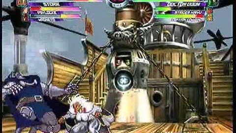 MvC2 Online (360): Brett (MSP) vs useleSSSavant (Strid/Doom/Cap) 52 .:1.12.11:.