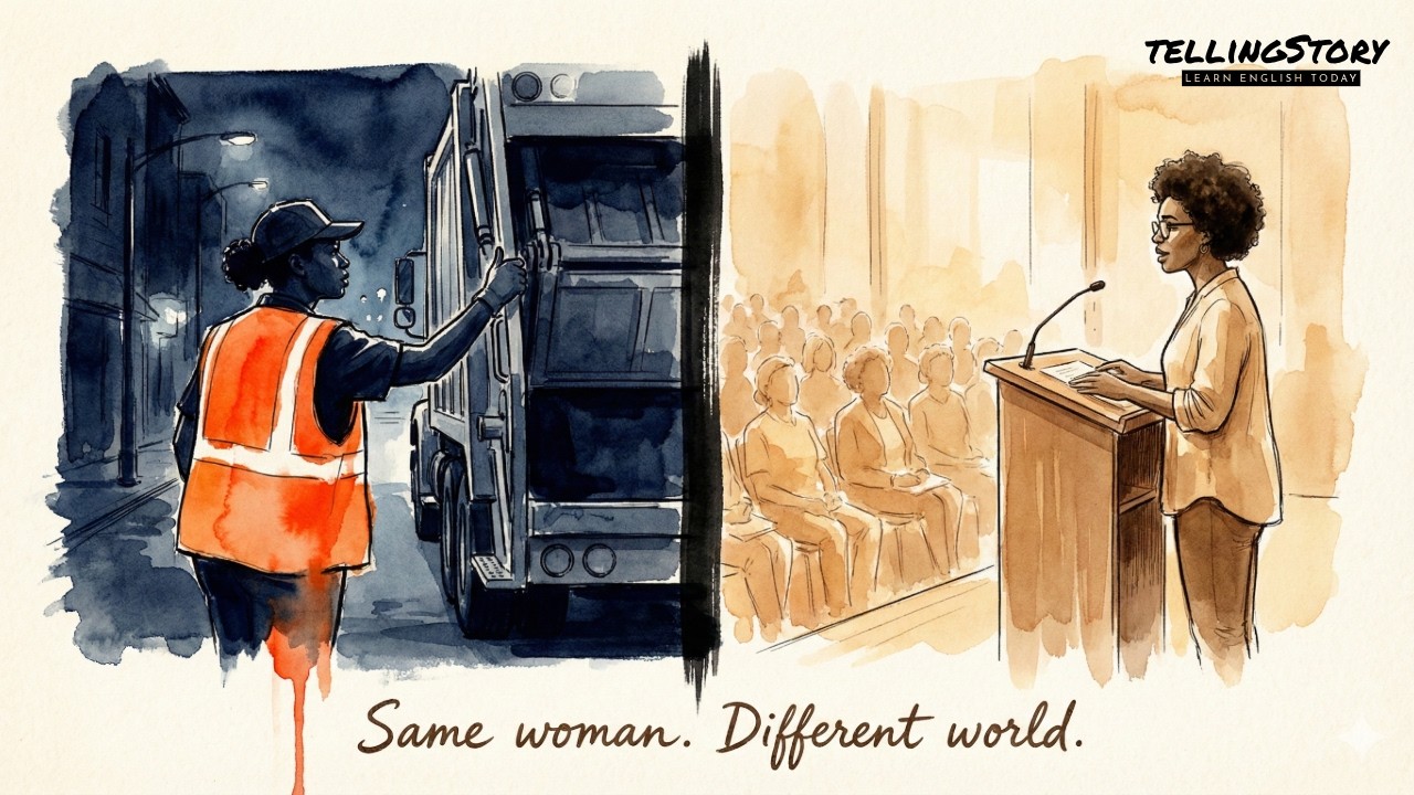 Изучайте английский сегодня | Женщина-мусорщица, которая потрясла мир!