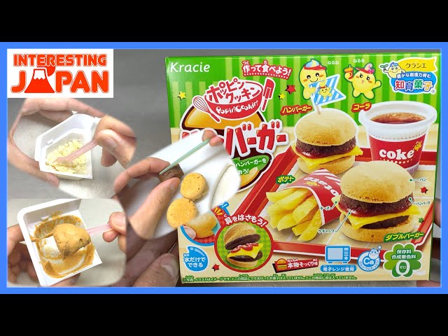 Popin Cookin DIY Japanese Candy hamburger set ! handmade
