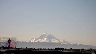🔴 LIVE Seattle SeaTac Airport | Plane Spotting | 4K PTZ Camera Tours | Mount Rainier | Scenic Views