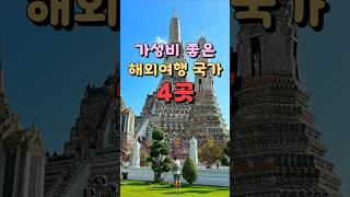 가성비 좋은 해외여행 국가 4곳 추천 ✈️