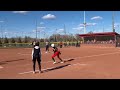 Natrona County's Milla Bretz hits a home run in the Fillies' game against Cody on Tuesday.