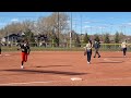 Natrona County's Milla Bretz hits a home run in the Fillies' game against Cody on Tuesday.