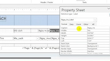 Hướng dẫn tạo báo cáo bằng trình Wizard trong Access (Báo cáo không gom nhóm dữ liệu)