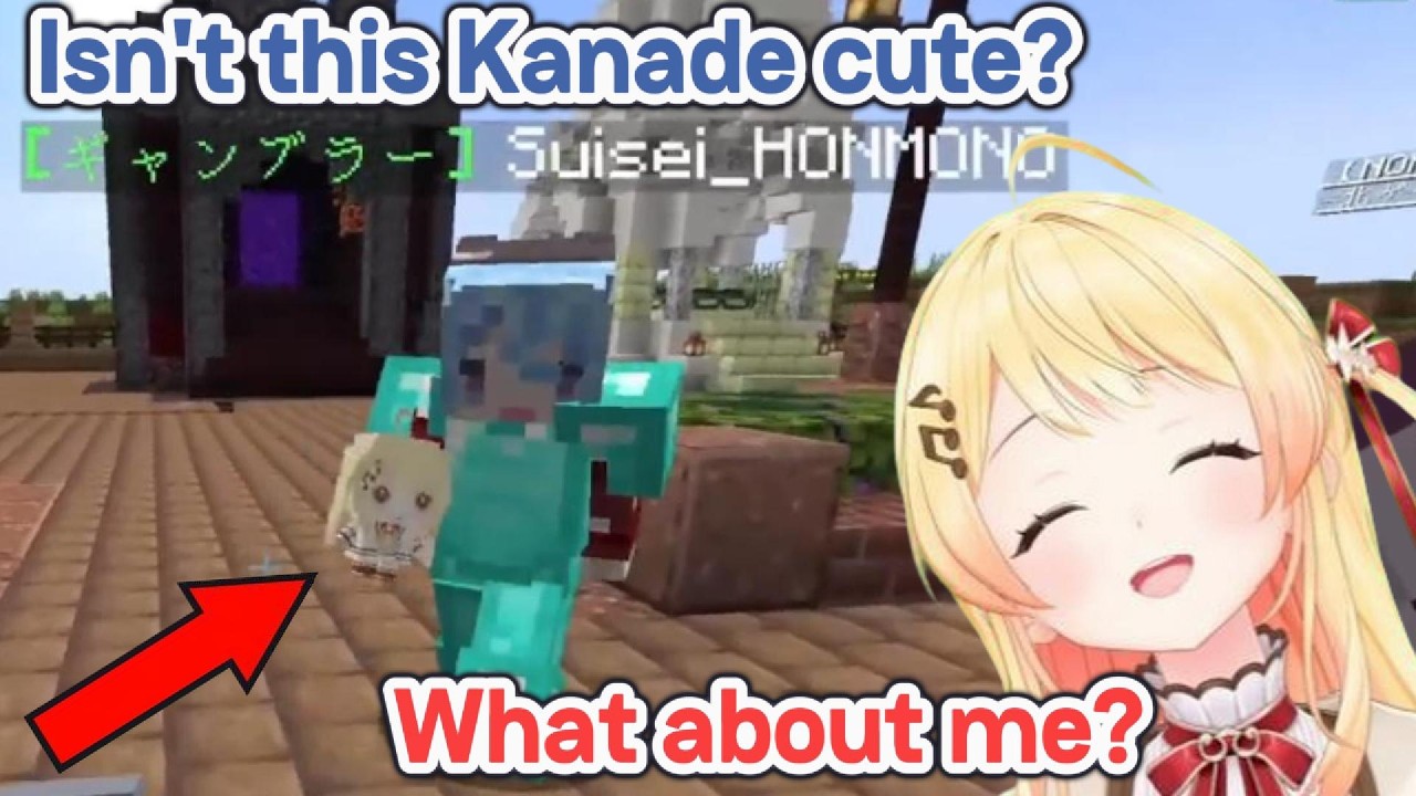 Kanade proves that she's much cuter than the Kanade mascot