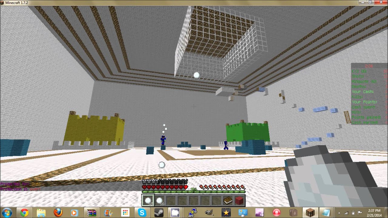 Minecraft Server Review - CraftedMc  - minigames galore!