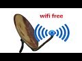 Hút sóng wifi sử dụng internet miễn phí bằng chảo vệ tinh chế tạo hay