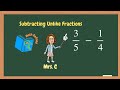 Subtracting Unlike Fractions Quiz