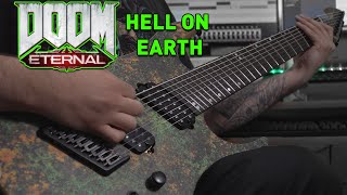 Miniatura del video "DOOM Eternal (OST) - Hell On Earth (Mick Gordon) // 8 String Guitar Cover"