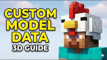 How to Add Custom Items & Models using CUSTOM MODEL DATA (3D) - Minecraft 1.21.4+