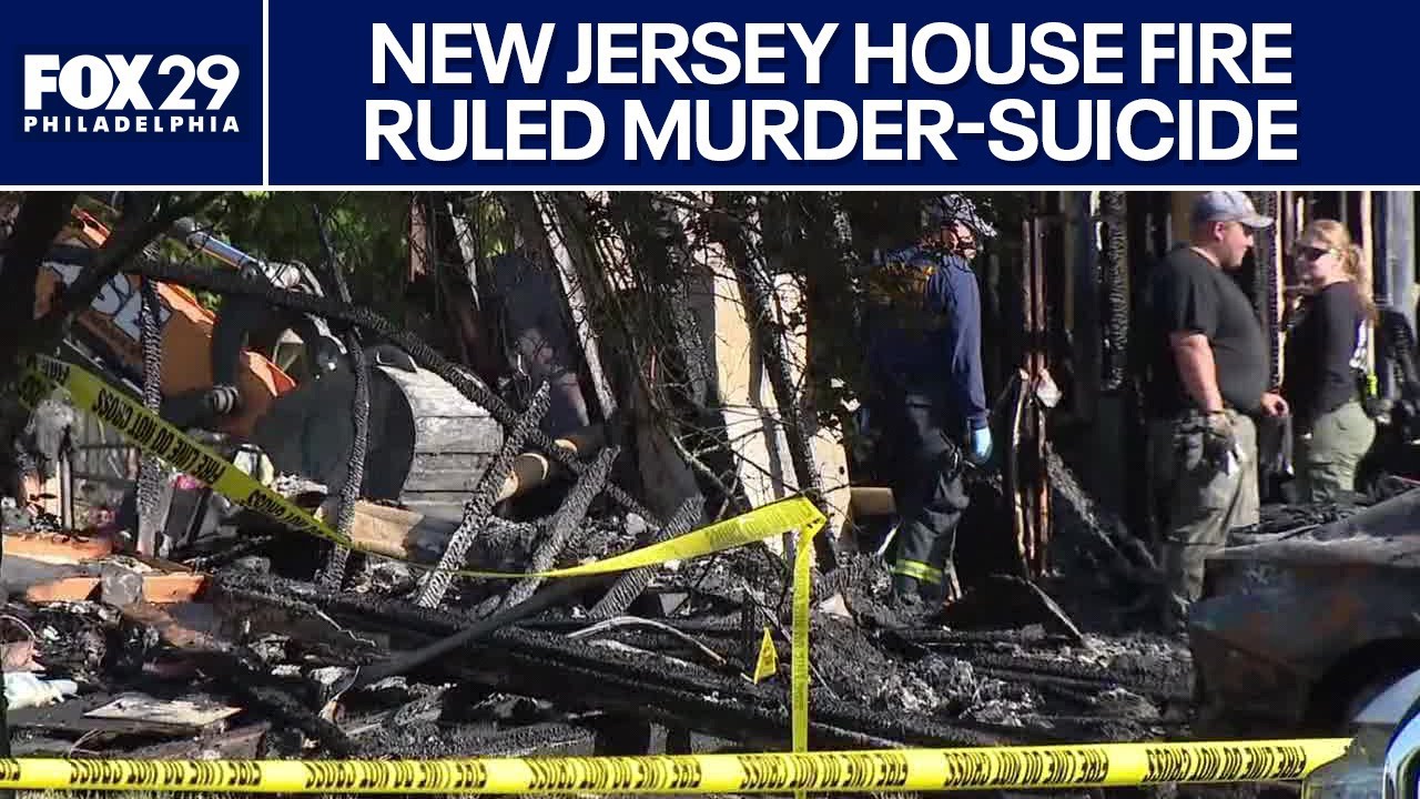 Deadly New Jersey house fire ruled murder-suicide - YouTube