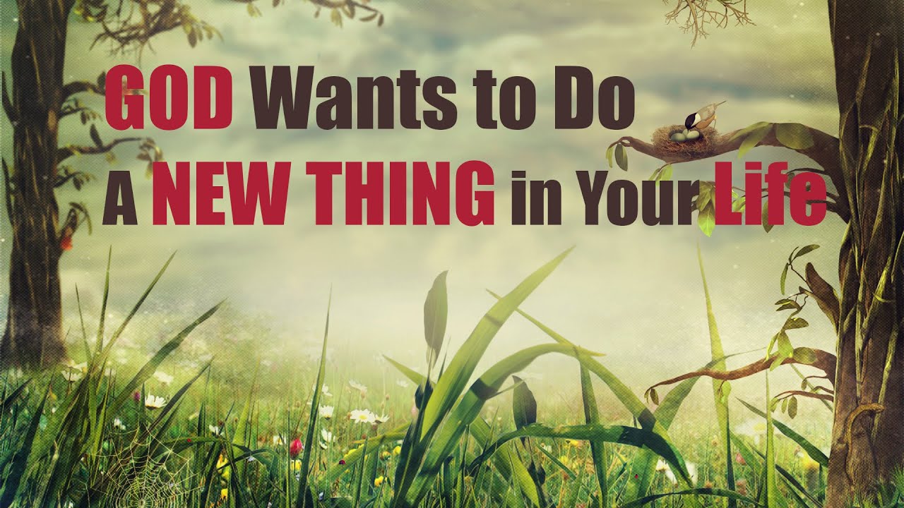 GOD WANTS TO DO A NEW THING IN YOUR LIFE - YouTube