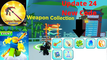 *1 NEW CODE* *UPDATE 24* ALL WORKING IN WEAPON FIGHTING SIMULATOR JULY 2022! Roblox Simulator.