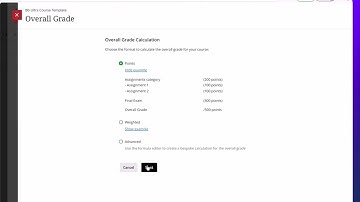 Blackboard Ultra Gradebook: Setting Up Point-Based Grades