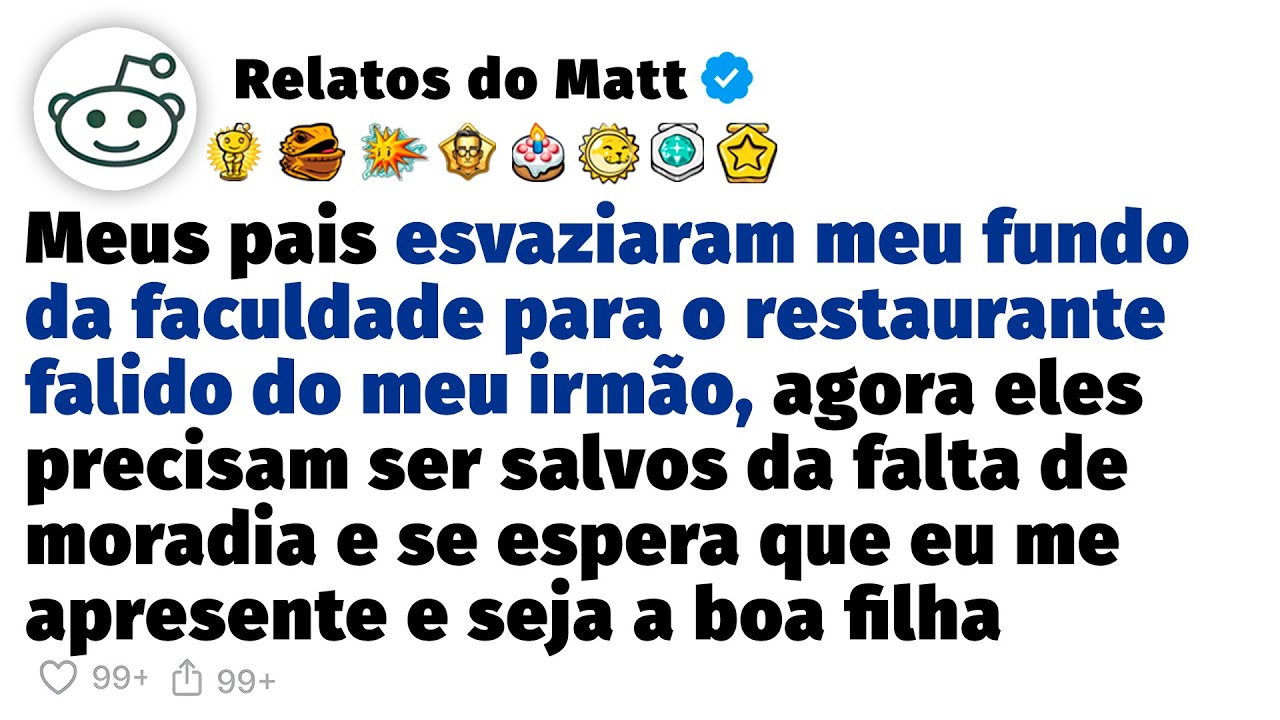 Meus pais esvaziaram meu fundo da faculdade para o meu irmão, agora eles precisam ser salvos da...