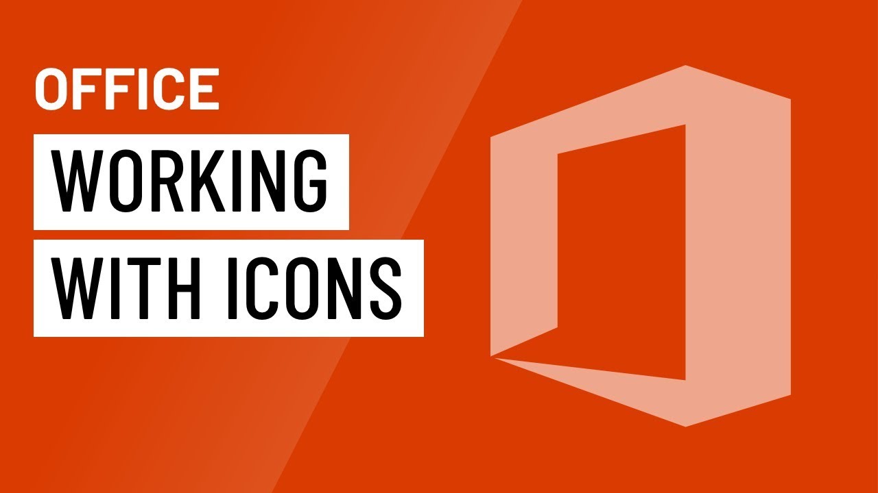 Office: Working with Icons