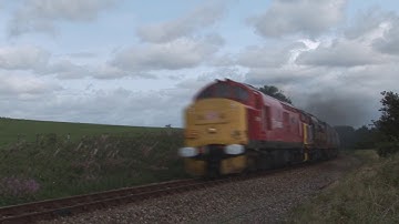 37670 St Blazey T&RS Depot and 37401 to Weymouth.. 05/09/09