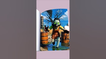 squid game doll infected with zombies Flipbook #squidgame #shorts #ai #fyp