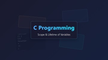 C Programming: Variable Scope and Lifetime Explained for Beginners!