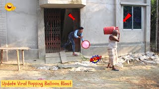 Update Viral Popping Balloon Blast Aluminum Hit Prank in Gas Cylinder Popping By PK FunBox ||