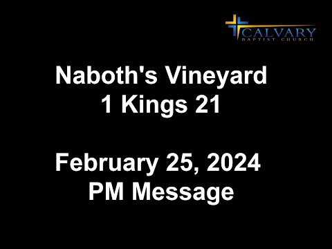 Naboth's Vineyard