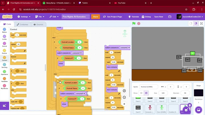 How to make a FNAF game in Scratch - Part #6