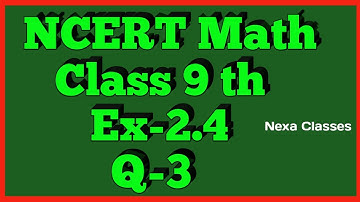 Class 9th,Ex-2.4,Q 3 (POLYNOMIALS) Maths CBSE NCERT