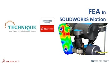 SolidWorks Motion Loads in Finite Element Analysis | SolidWorks Simulation | Engineering Technique