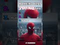 Ranking the best Spiderman edits🥶#ranking #spiderman