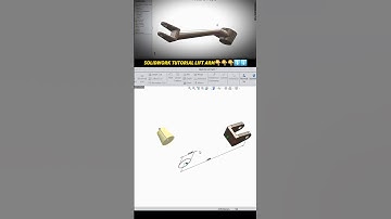 Tractor Lift Arm SolidWorks Tutorial #solidworks #ytshorts #cad #shorts #3d #solidworkstutorial