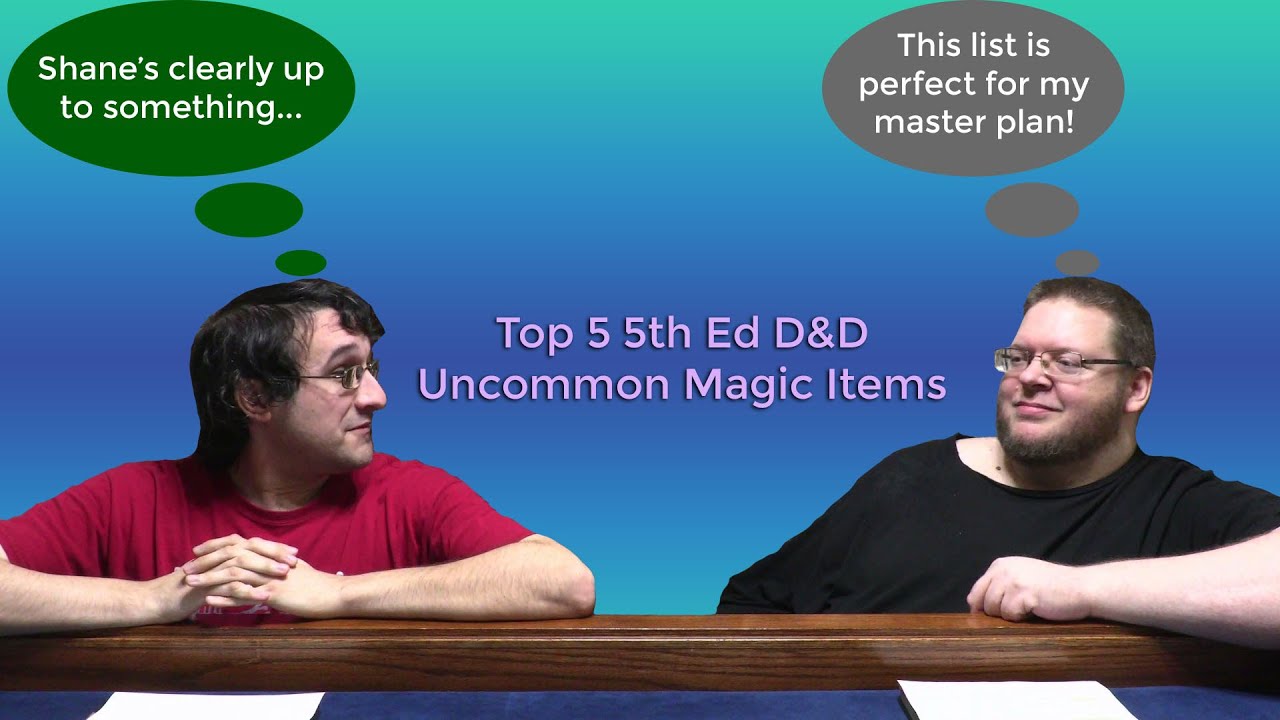 Top 5 DnD 5E Uncommon Magic Items: Unqualified Experts #3 - YouTube