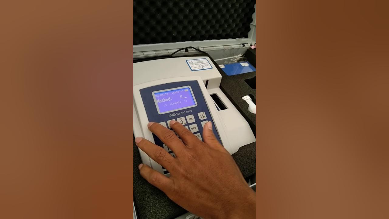 COD in spectrophotometer YouTube