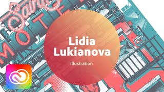 Live Illustration with Lidia Lukianova - 1 of 3 | Adobe Creative Cloud screenshot 3